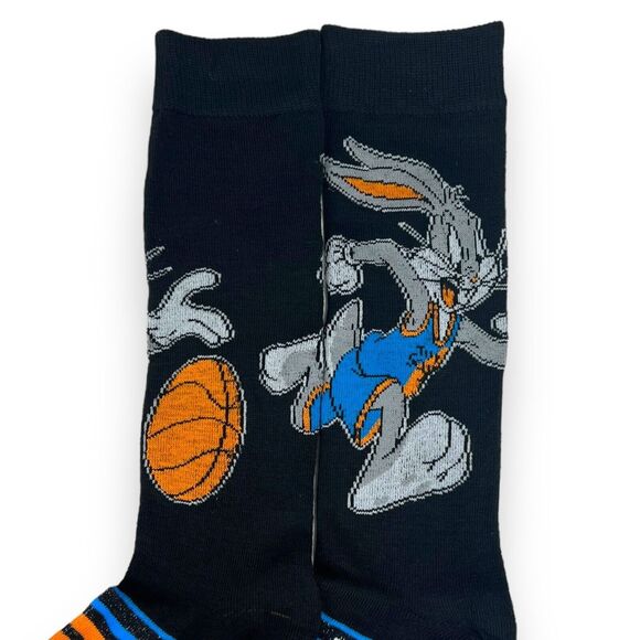 OFFICIAL Space Jam Crew Socks ADULT SHOE SIZE 6-12 Bugs Bunny & Taz Looney Tunes - Picture 7 of 15